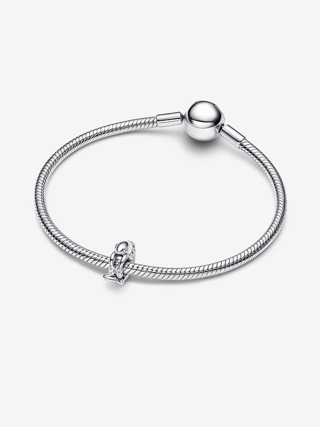 Garnelen Charm Sterling-Silber