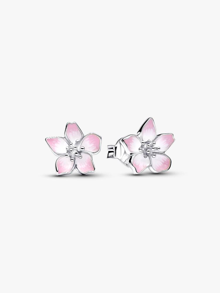Kirschblüte Ohrstecker Sterling-Silber Hauptbild