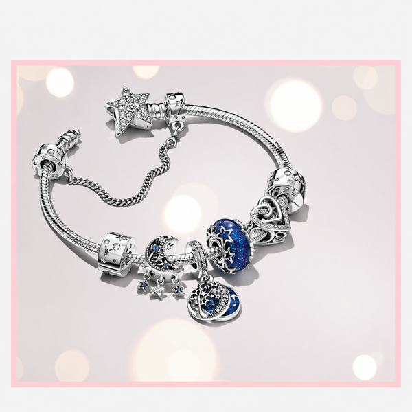 Charm-Anhänger Glückshufeisen Silber
