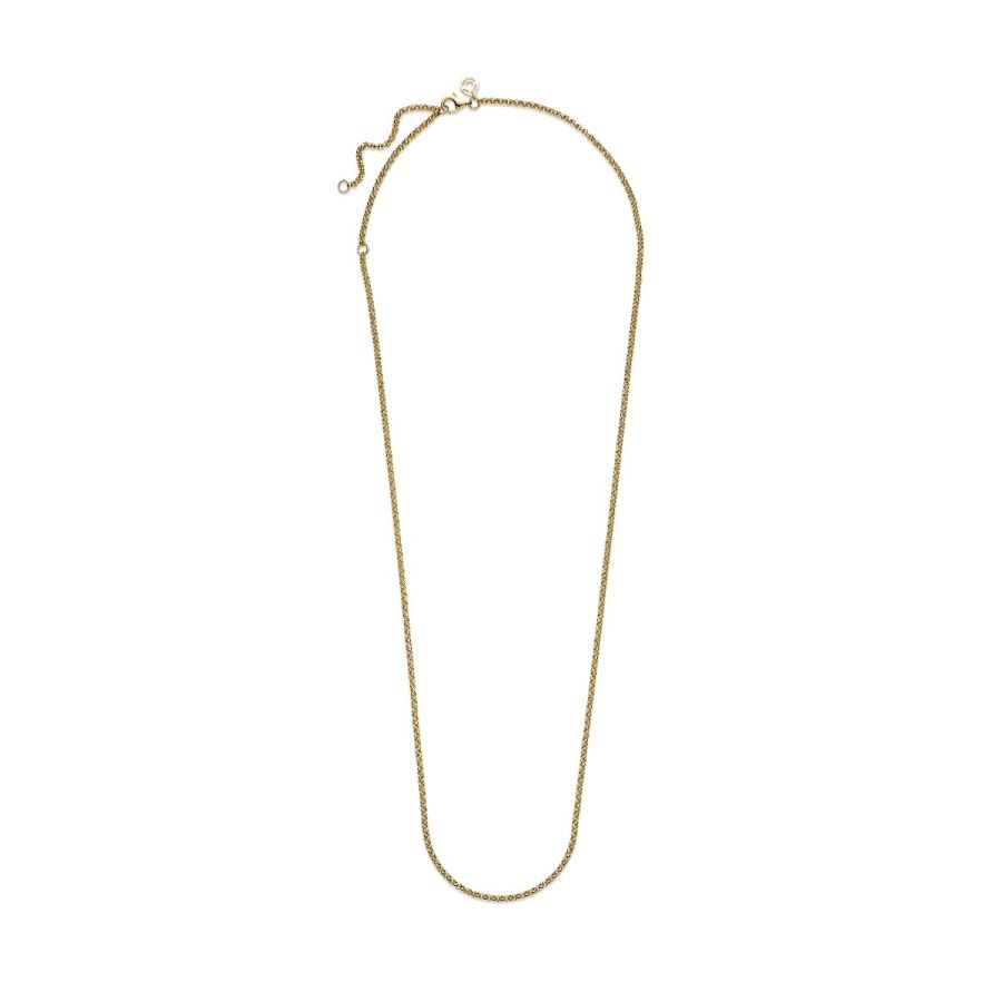 369260C00 Halskette Rolokette 14k Vergoldet 60 cm