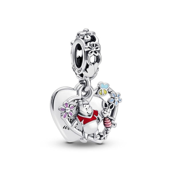 Charm-Anhänger Winnie Puuh Ferkel Sterling-Silber