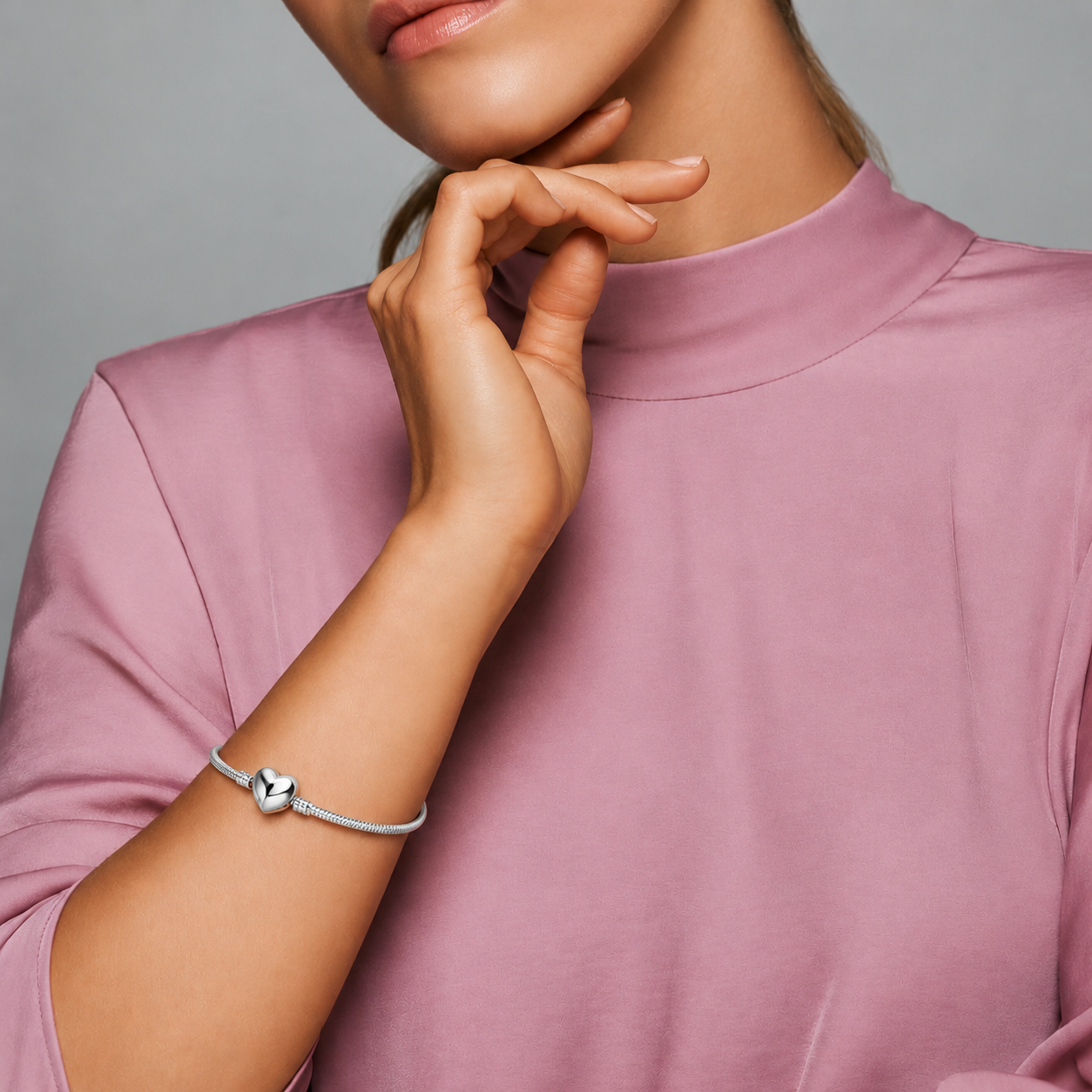 Armband Moments Herz Verschluss Silber Zweitbild