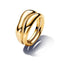 Essence Ring Stacking Geformt Vergoldet