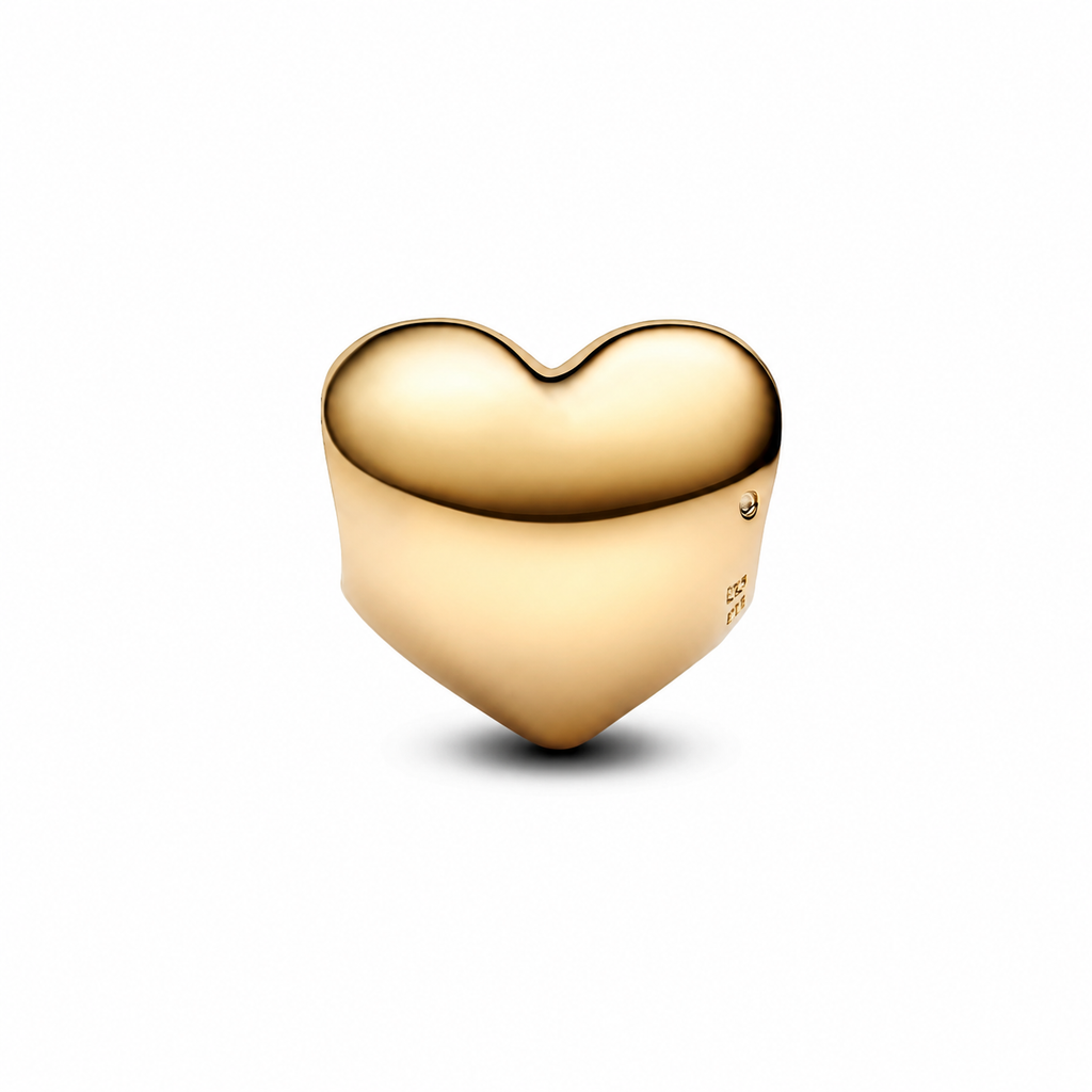 Charm Be Love Gravierbares Herz Vergoldet