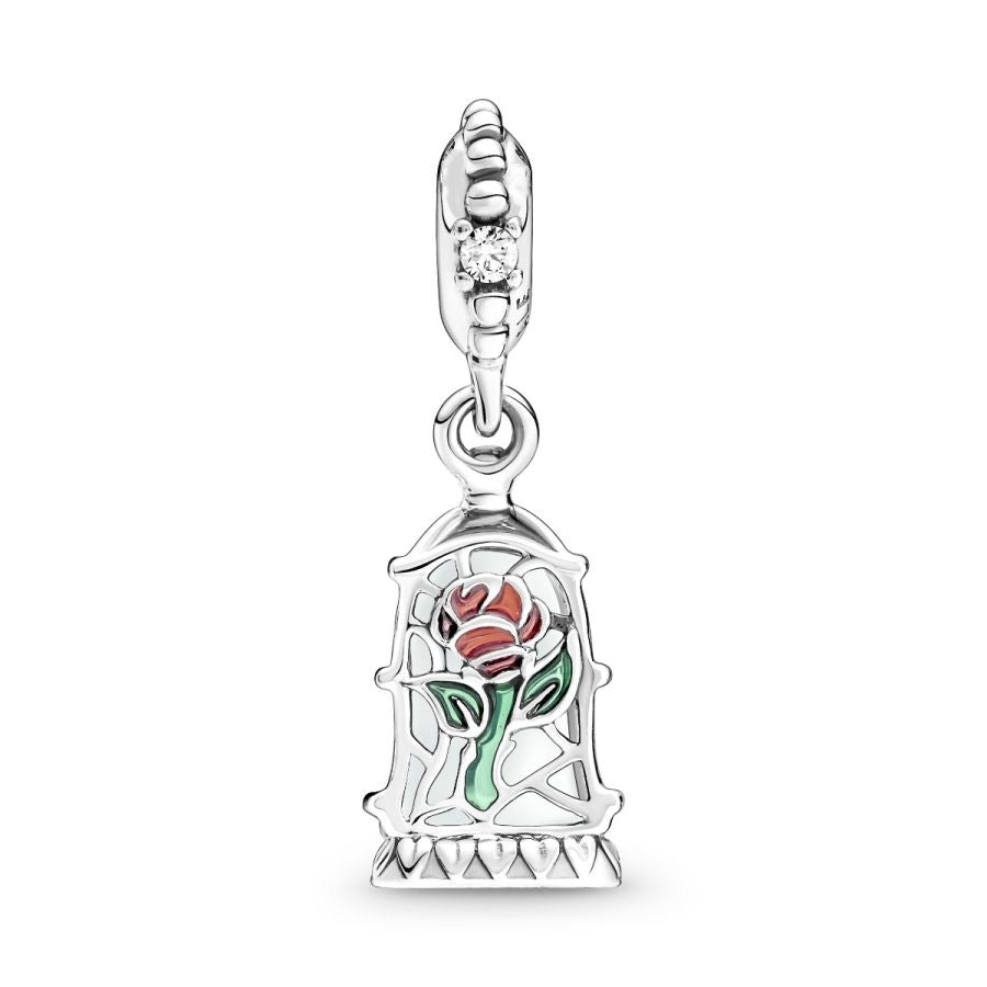 Charm-Anhänger Die Schöne & das Biest Verzauberte Rose Hauptbild