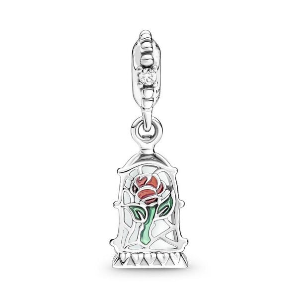 Charm-Anhänger Die Schöne & das Biest Verzauberte Rose