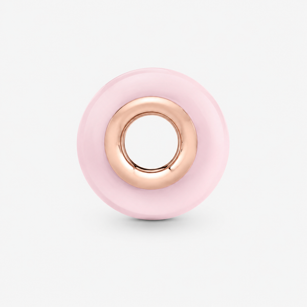 Rose 789421C00 Charm Murano-Glas Rosafarben