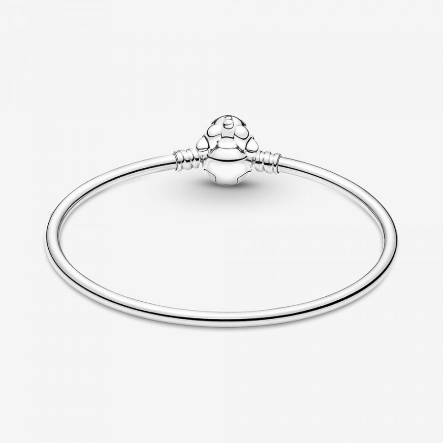 Armreif Beißender Stitch Verschluss Silber