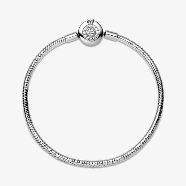 Schlangen-Gliederarmband Funkelndes Crown O