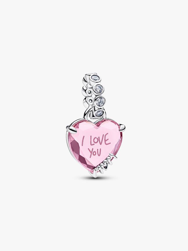 I Love You Mom Charm-Anhänger Sterling-Silber Hauptbild