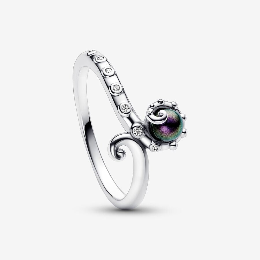 Prinzessin Arielle Muschel Behandelte Süßwasserzuchtperle Ring