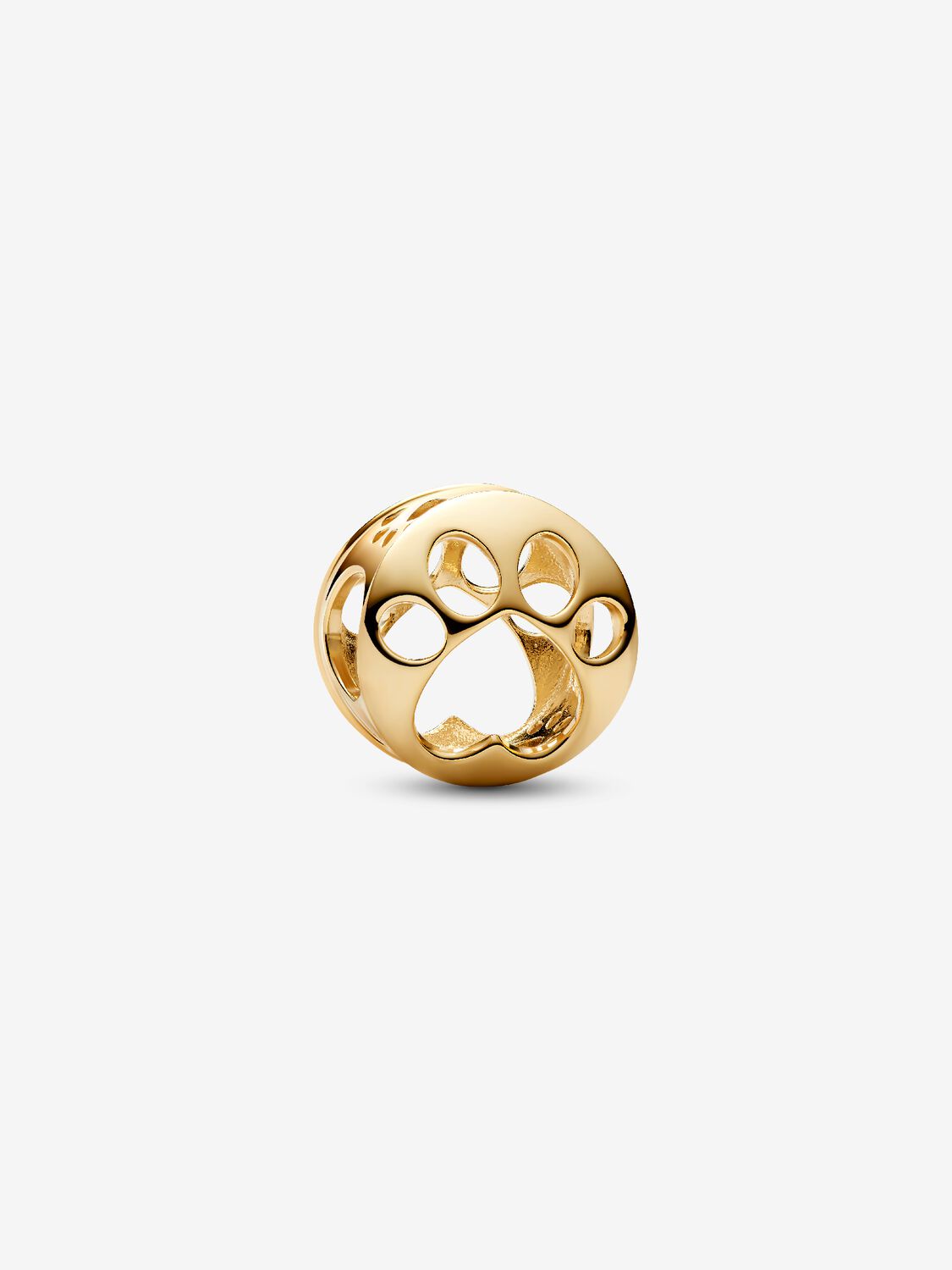 Openwork Paw Charm 14 Karat Vergoldung Hauptbild