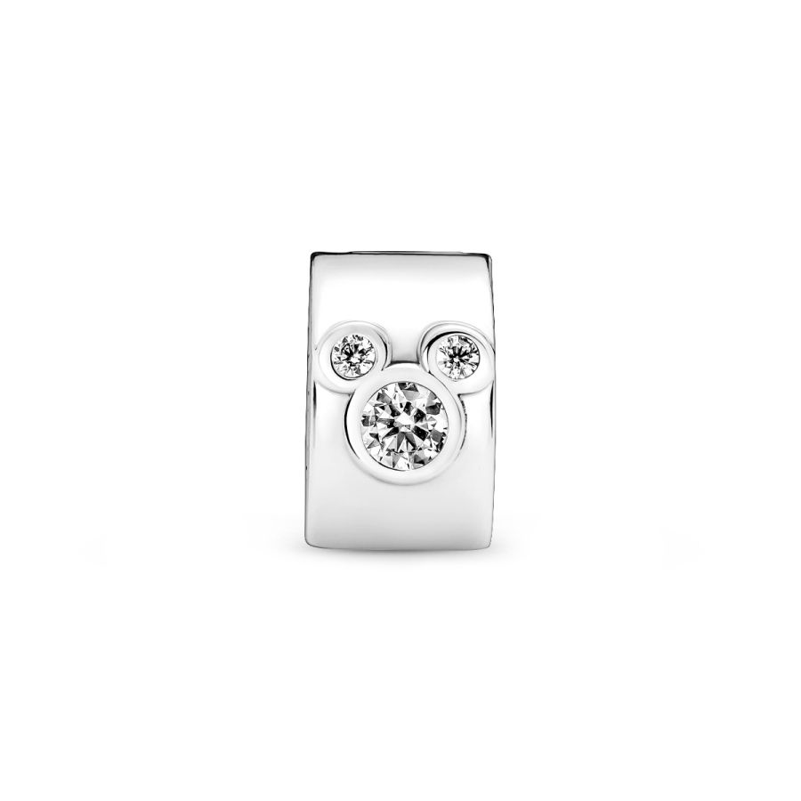 Clip-Charm Micky Maus & Minnie Maus Sterling-Silber