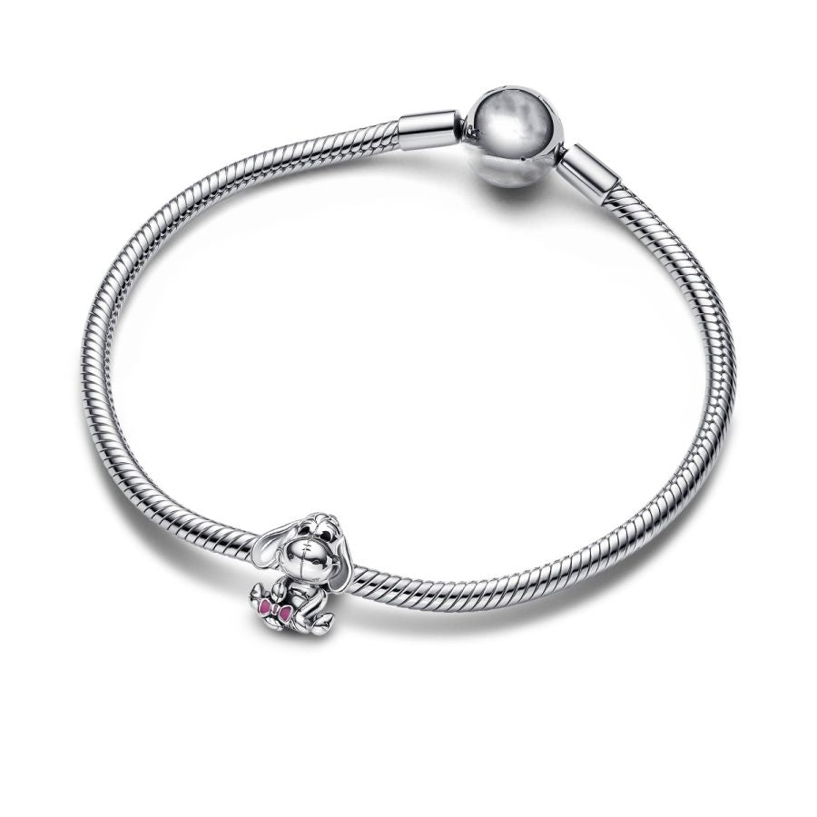 Charm Winnie Puuh I-Ah Schleife Sterling-Silber