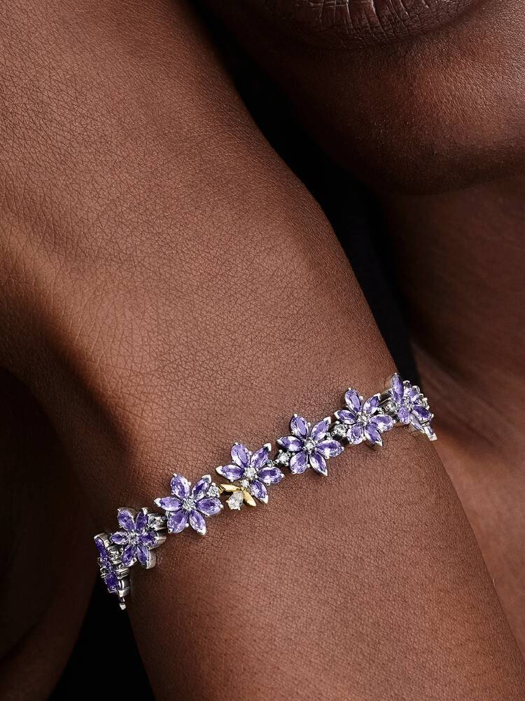 Bridgerton Herbarium & Biene Tennisarmband Zweitbild