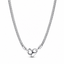 392451C00 Gliederhalskette mit Nieten Moments Silber 45 cm