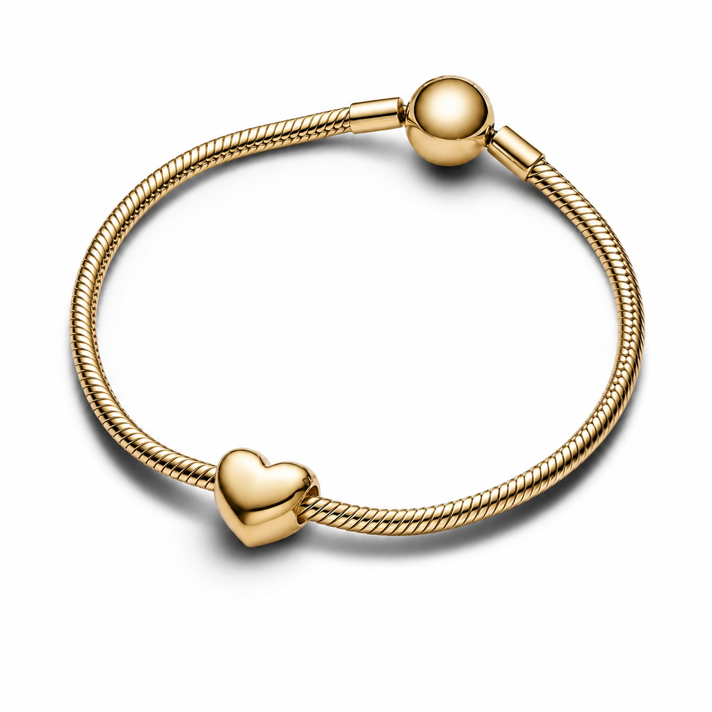 Charm Be Love Gravierbares Herz Vergoldet