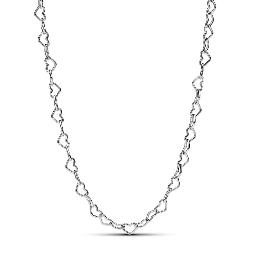 Collier-Halskette Verbundene Herzen Silber 393334C00