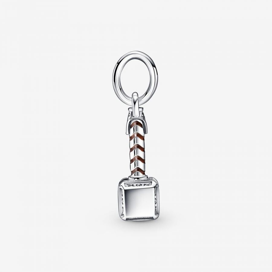 Charm-Anhänger The Avengers Thors Hammer Silber