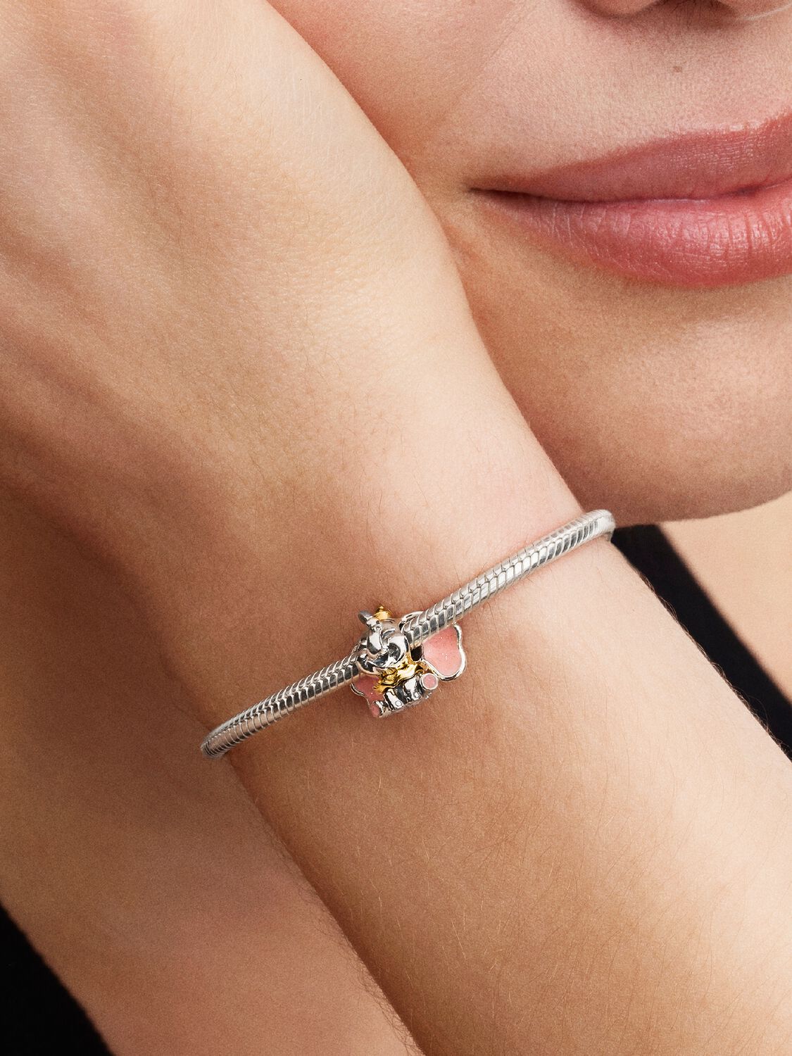 Dumbo Charm Sterling-Silber, 14 Karat Vergoldung Zweitbild