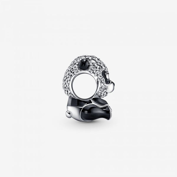 Charm Funkelnder Süßer Panda Sterling-Silber