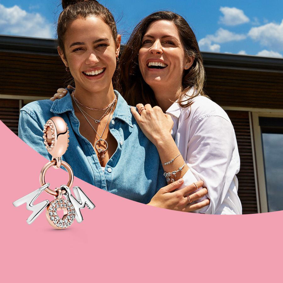 Rose  Ohrstecker Funkelnde Unendlichkeit
