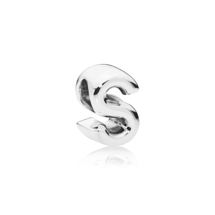 Charm Buchstabe Letter S Silber