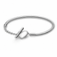 Schlangen-Gliederarmband Moments Herz T-Verschluss