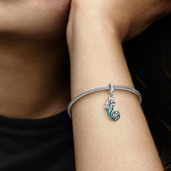 Charm-Anhänger Arielle Die Meerjungfrau Silber