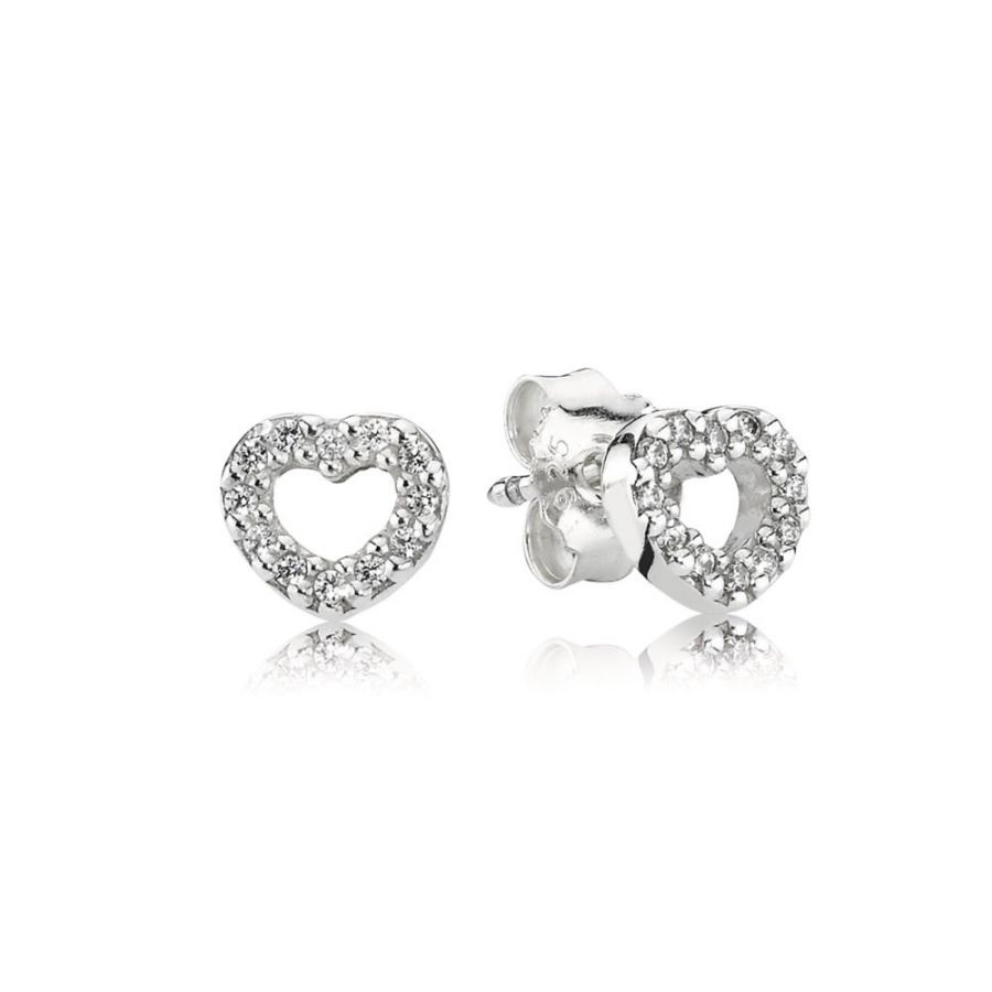 Ohrstecker Ohrringe Erobertes Herz Sterling-Silber Zweitbild