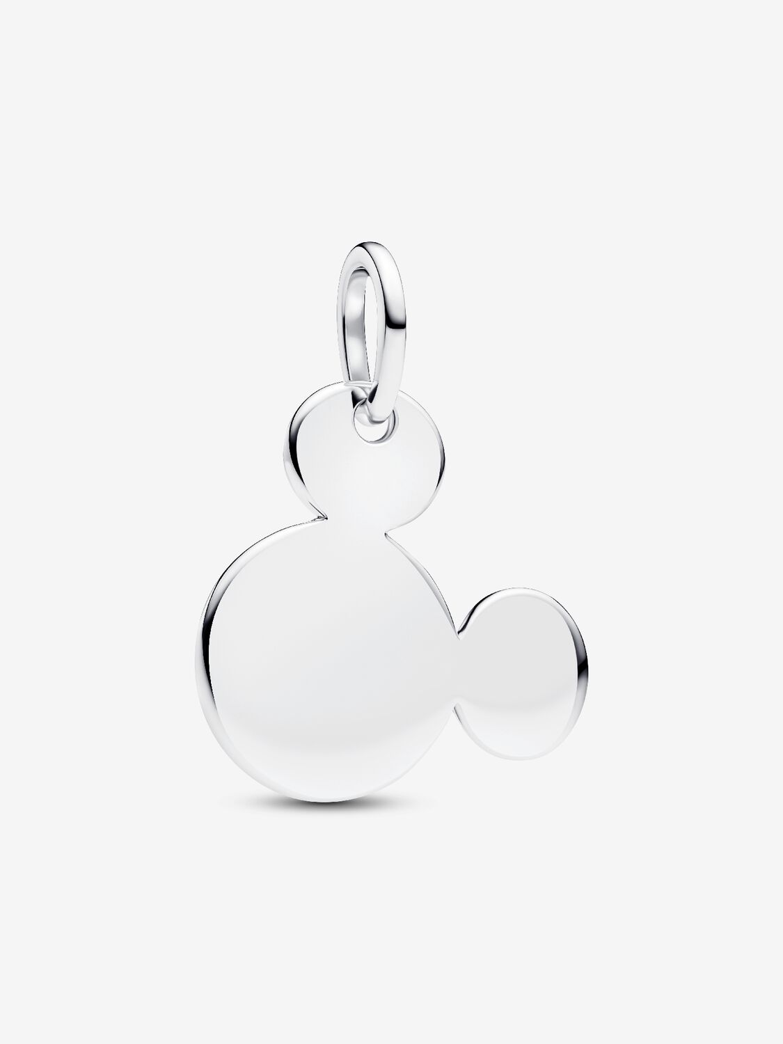 Micky Maus Gravierbarer Charm-Anhänger Sterling-Silber Hauptbild