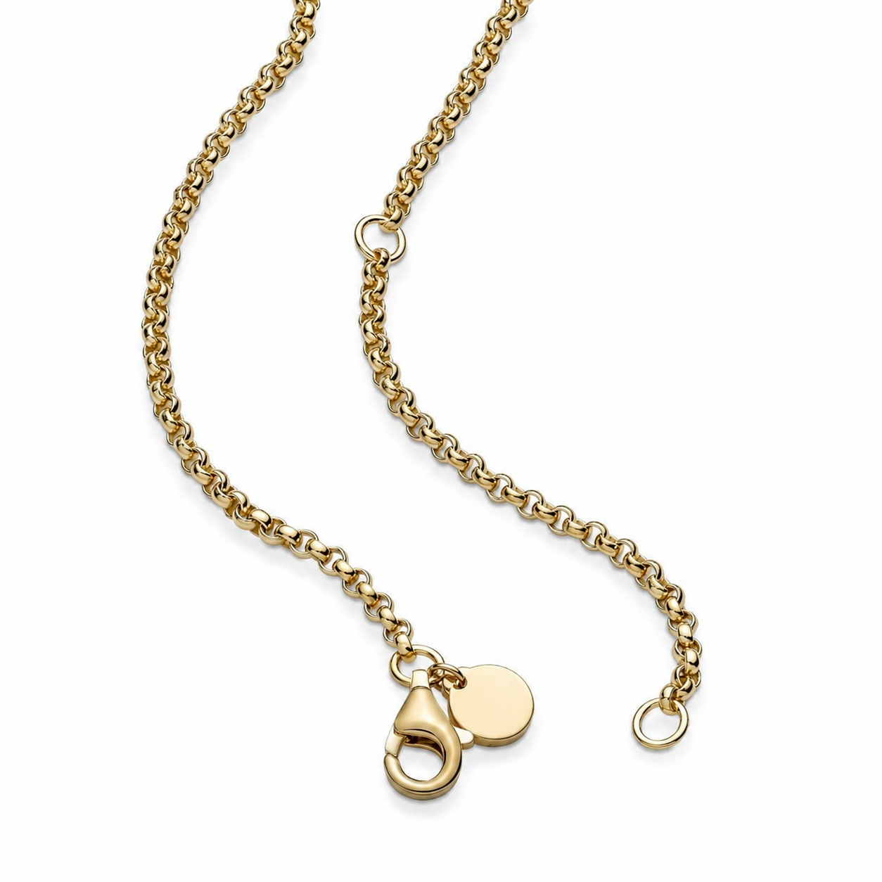 369260C00 Halskette Rolokette 14k Vergoldet 60 cm