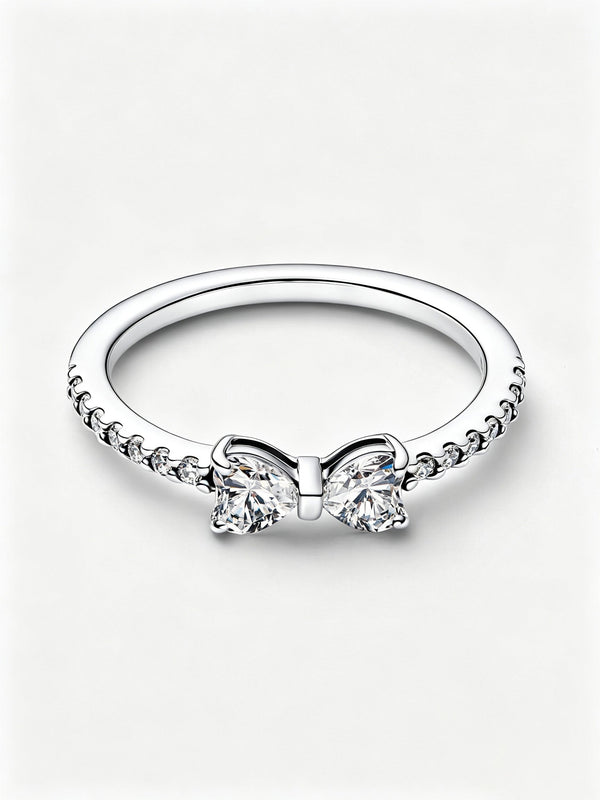 Funkelnde Schleife Ring