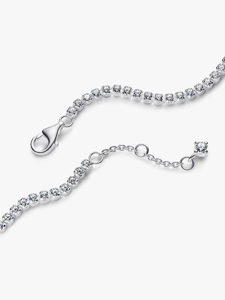 Funkelndes Tennisarmband Sterling-Silber