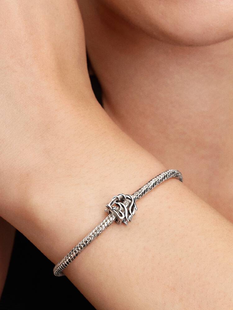 Pferd Offen gearbeitetes Charm Sterling-Silber
