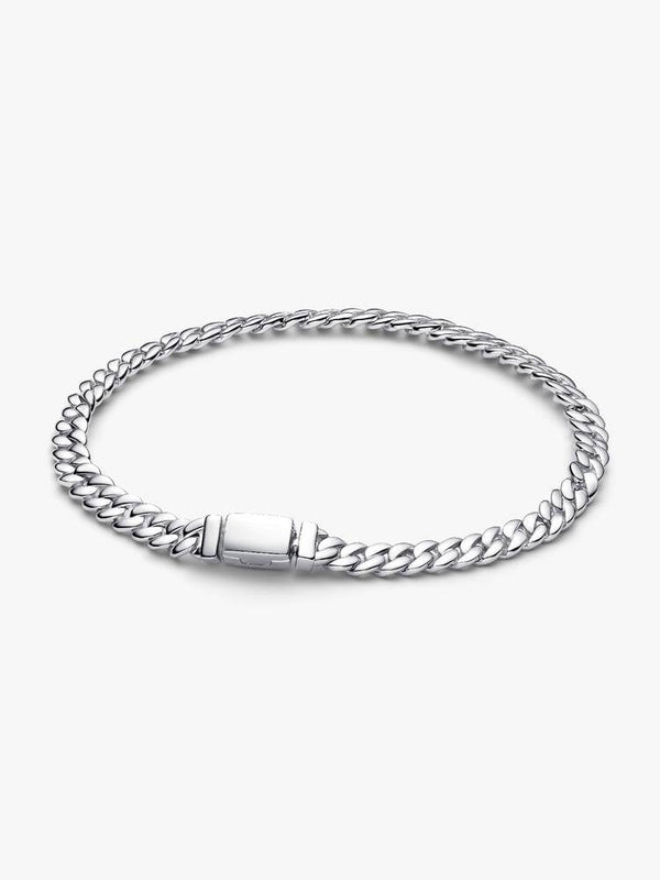 Cuban-Kettenarmband Sterling-Silber