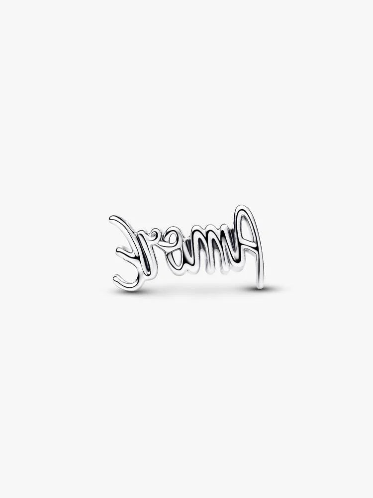 Amore Schrift Charm Sterling-Silber Zweitbild