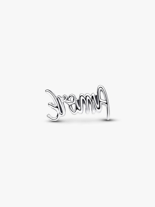 Amore Schrift Charm Sterling-Silber
