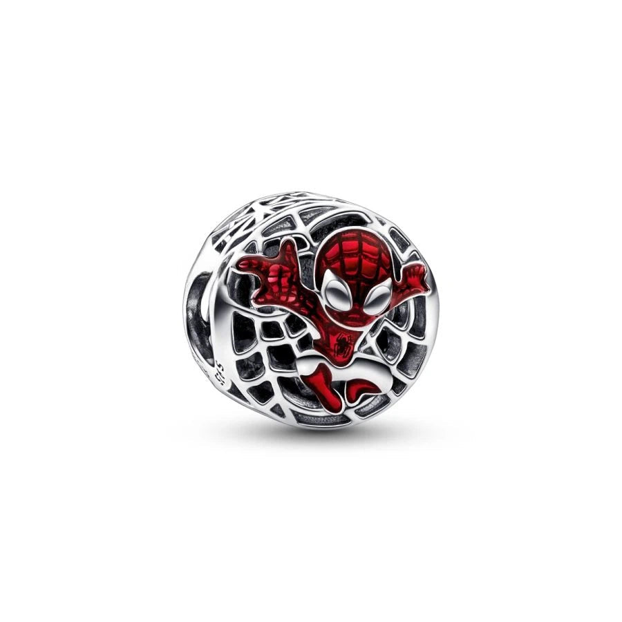 Charm Spider-Man Lebhafte Stadt Sterling-Silber Hauptbild