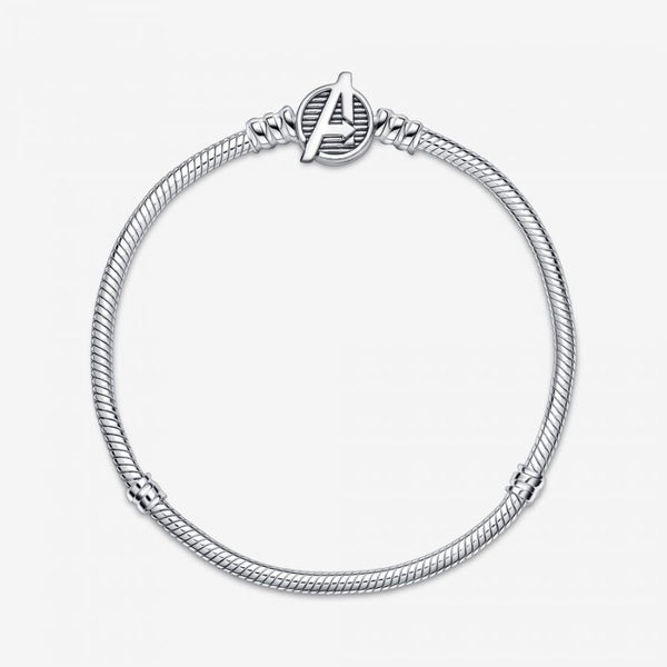 Gliederarmband The Avengers Logo-Verschluss Silber