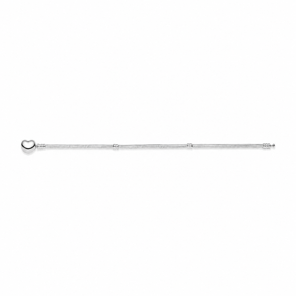 Armband Moments Herz Verschluss Silber