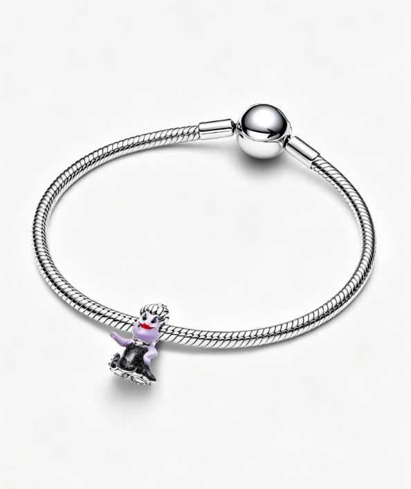 Villains Ursula Charm Sterling-Silber