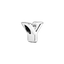 Charm Buchstabe Letter Y Silber