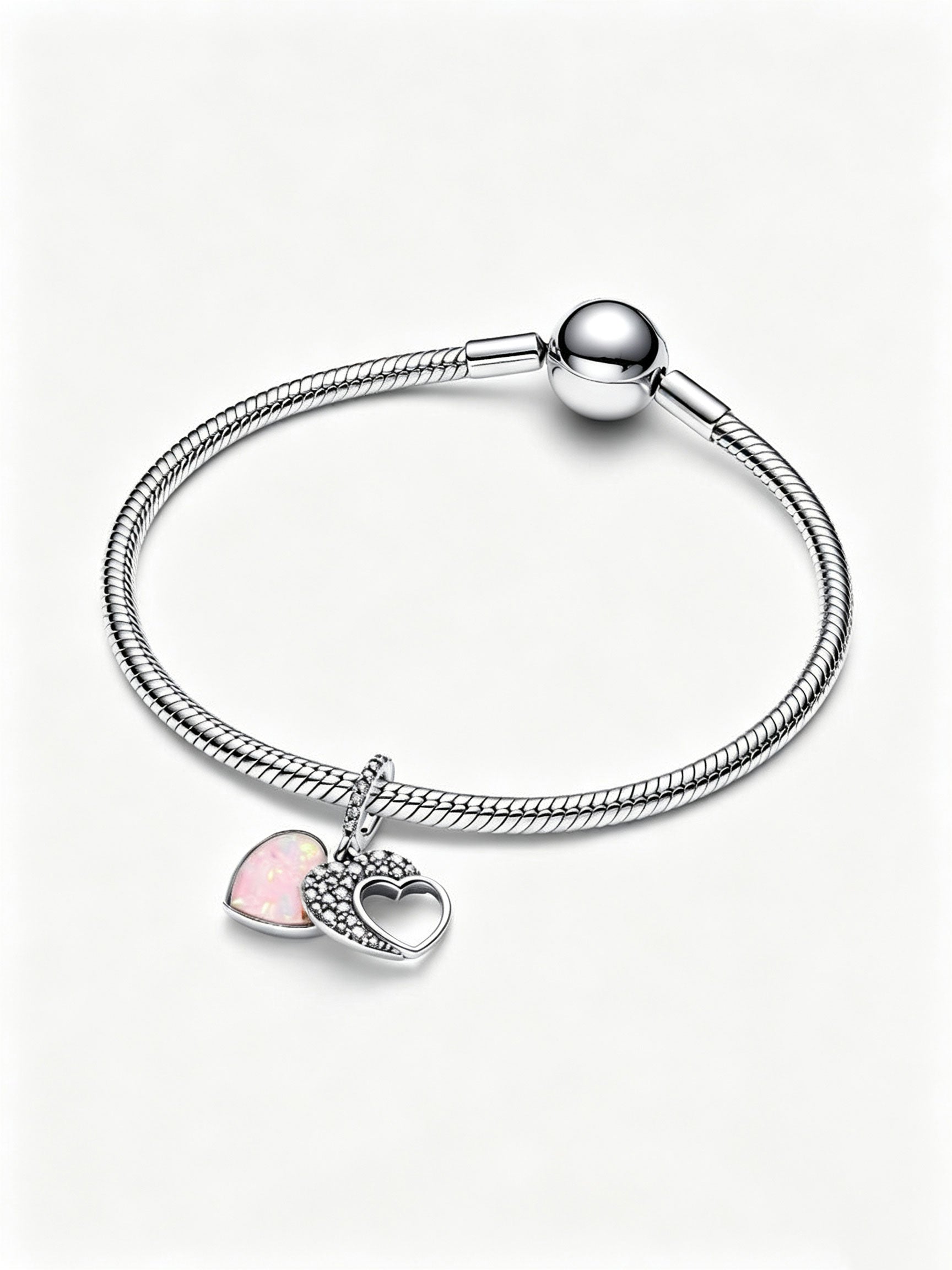 Beautiful Mother Doppelter Charm-Anhänger Sterling-Silber