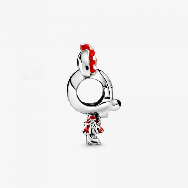 Charm Minnie Maus Gepunktetes Kleid und Schleife