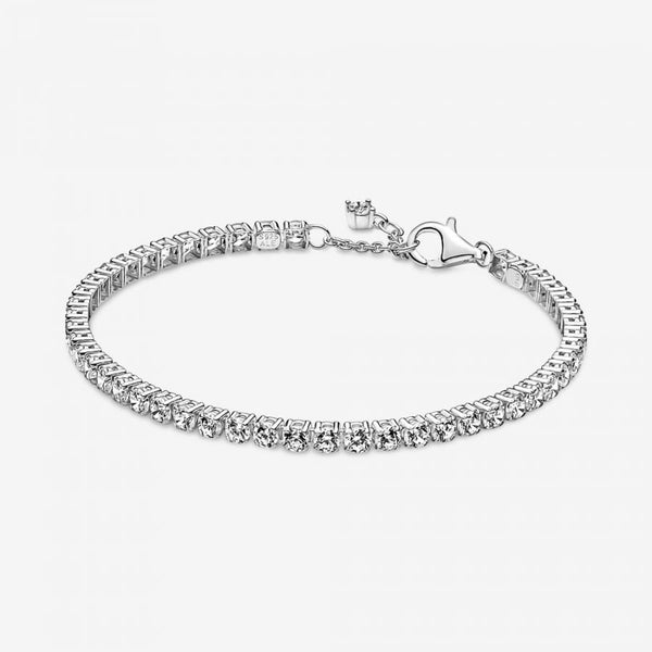 Tennisarmband Funkelnder Zirkonia Sterling-Silber