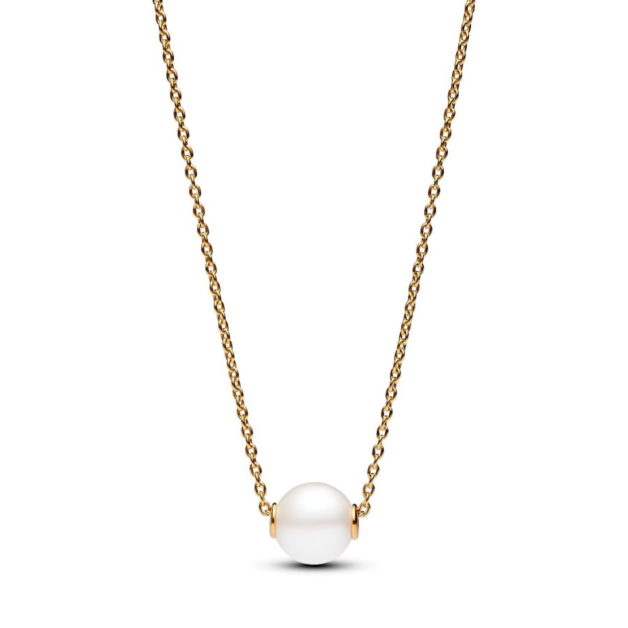363167C01 Kette Collier Süßwasserzuchtperle Vergoldet Hauptbild