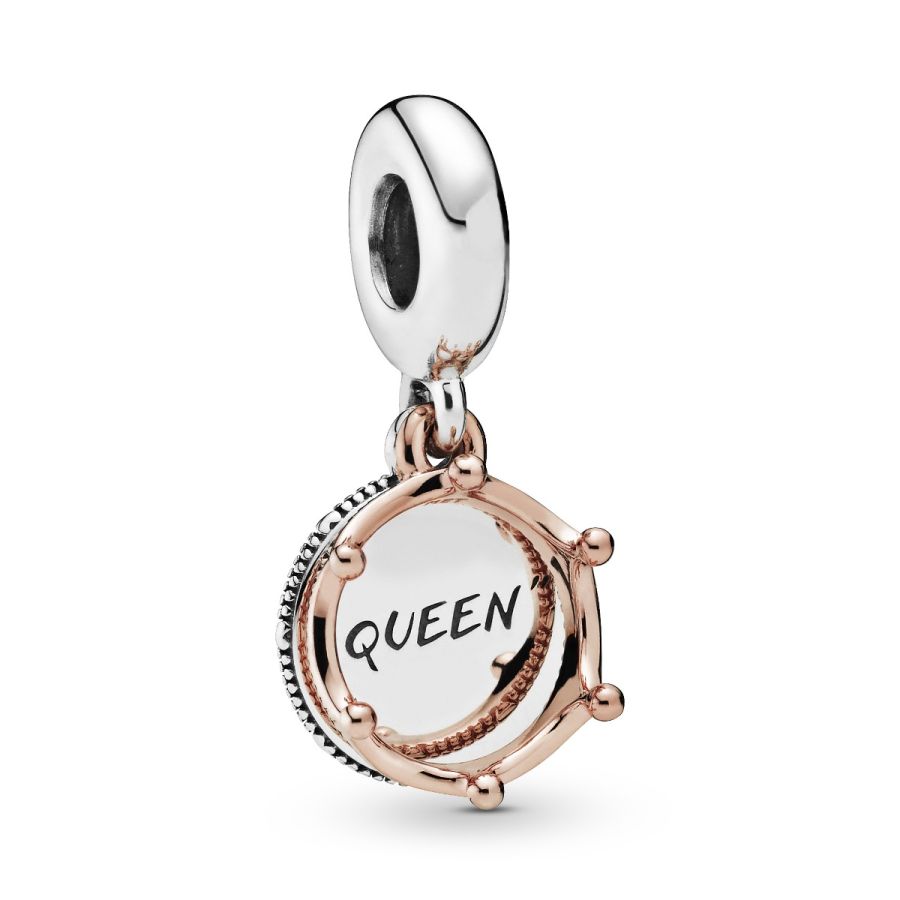 Charm-Anhänger Queen Regal Crown Sterling Silber Hauptbild