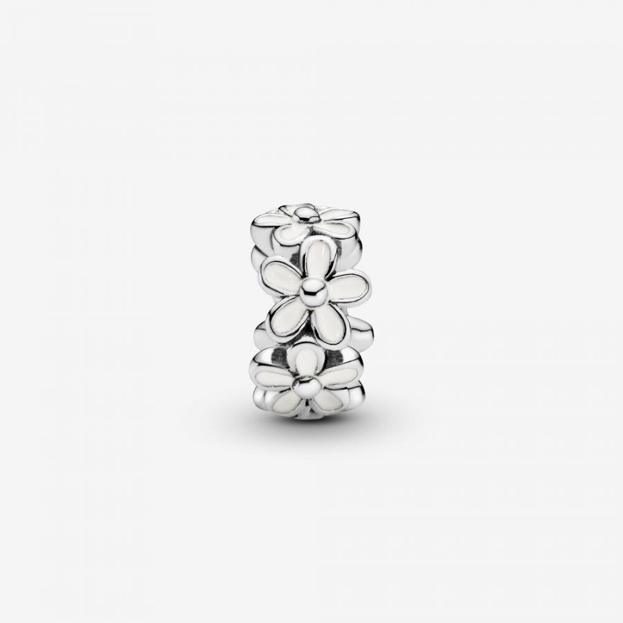 Charm Zwischenelement Weiße Gänseblümchen
