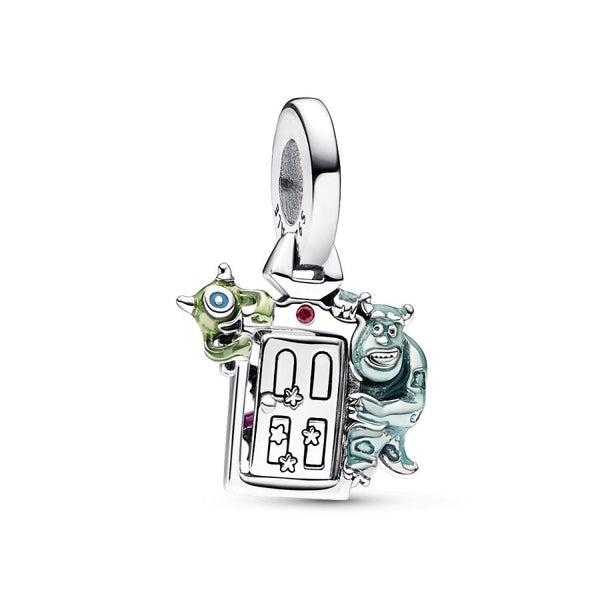 Charm-Anhänger Pixar Die Monster AG Tür Sterling-Silber